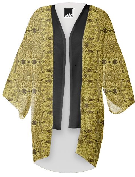 Golden Straw Kimono