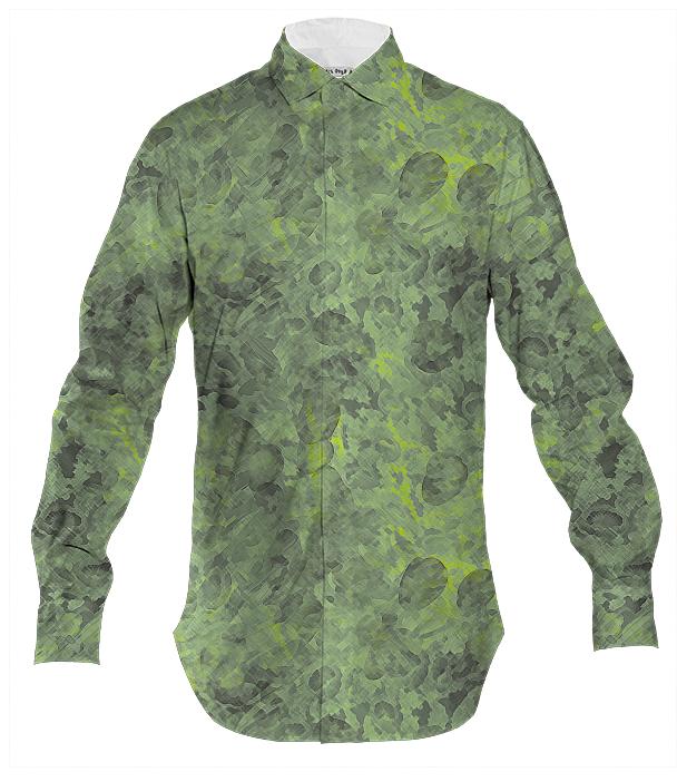 lichen lime camouflage shirt