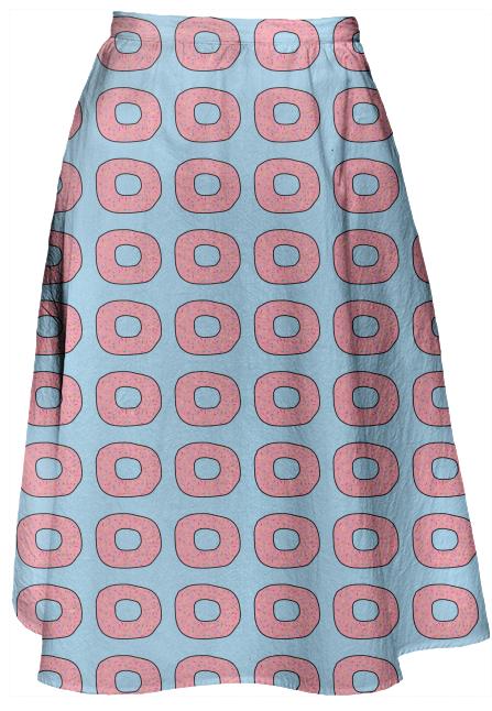 Delicious Donuts Midi Skirt