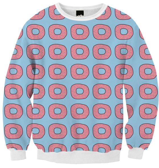 Delicious Donuts Ribbed Sweatshirt