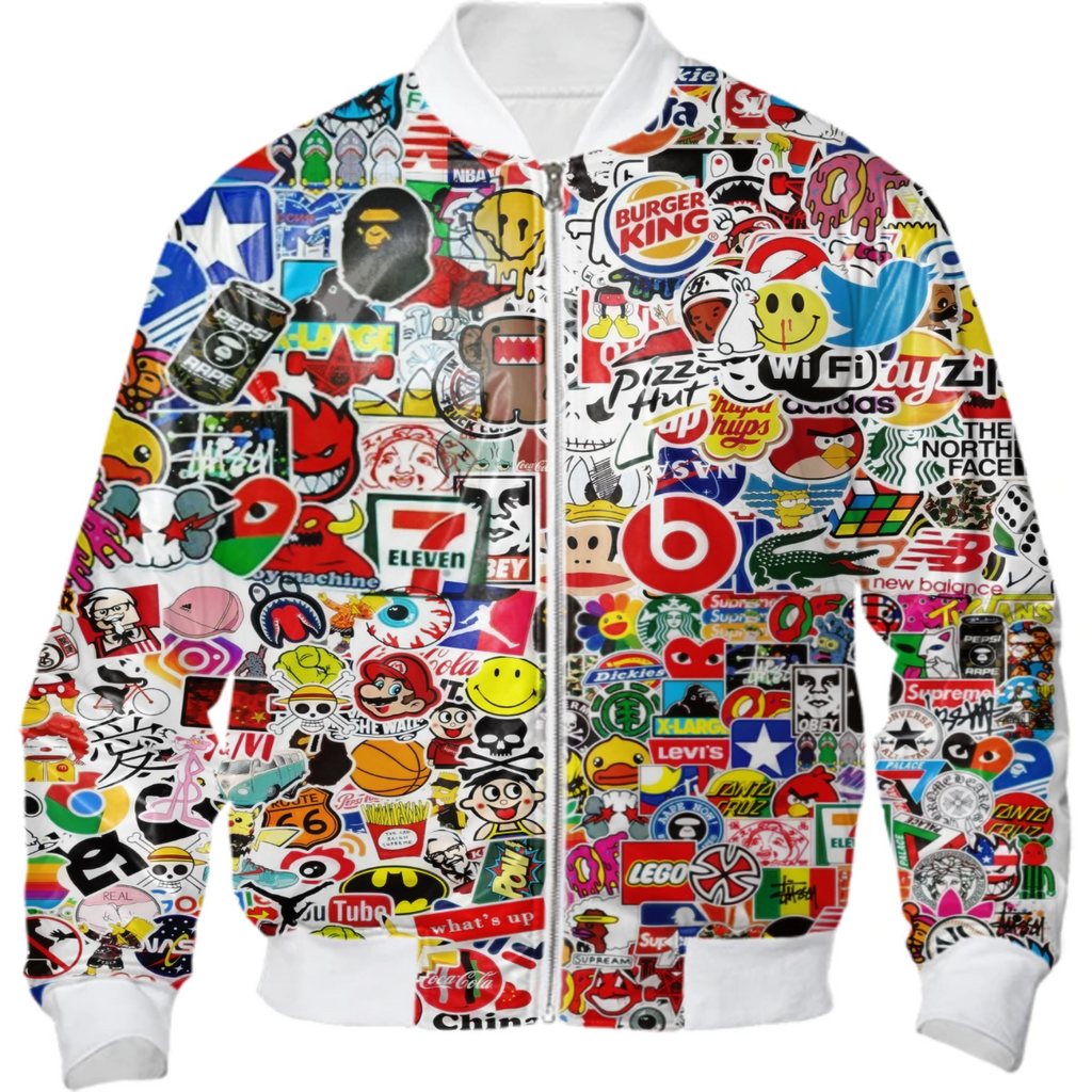 Graffiti Sticker Jacket