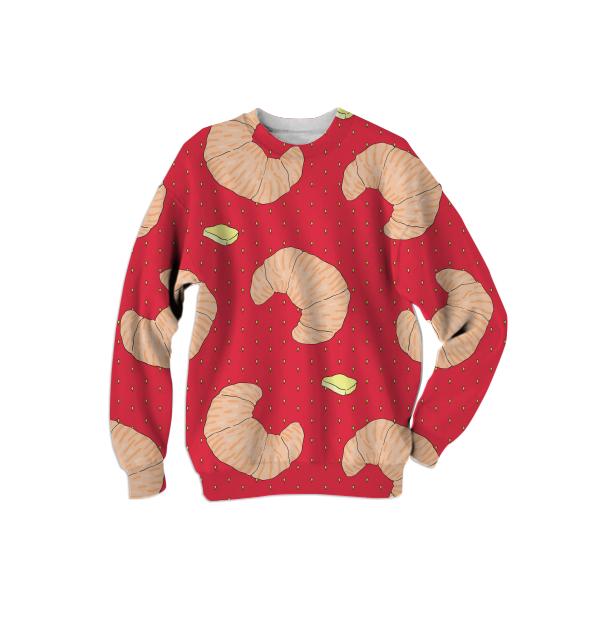 Pastry Party Sweatshirt Strawberry