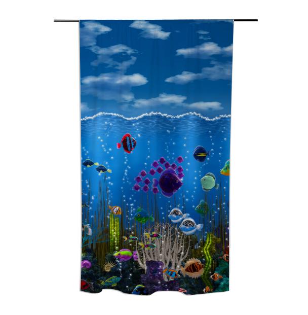 Underwater Love Curtain