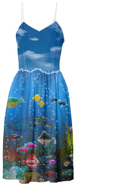 Underwater Love Summer Dress