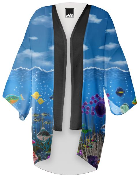 Underwater Love Kimono