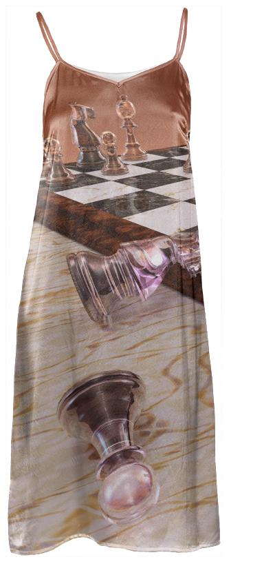 A Game of Chess Slip Dress