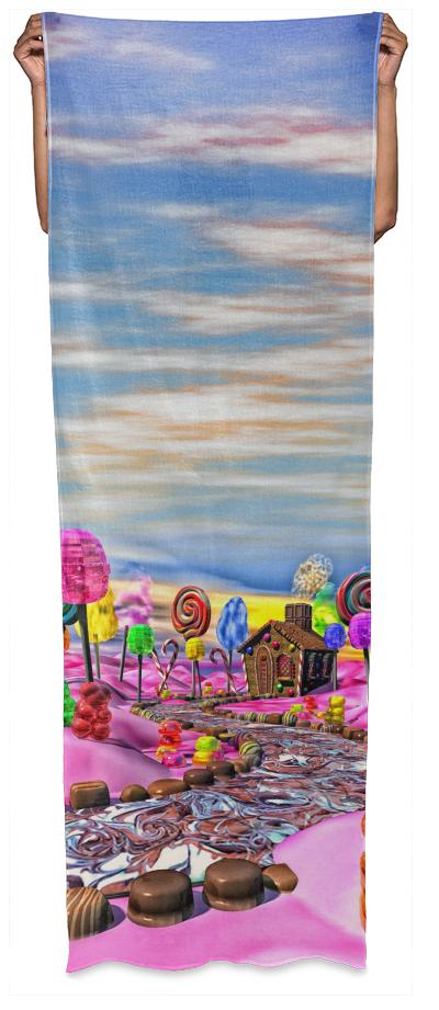 Pink Candyland Wrap Scarf