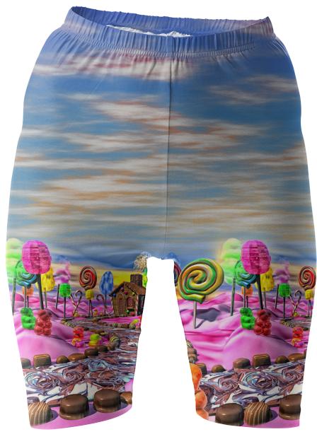 Pink Candyland Bike Shorts