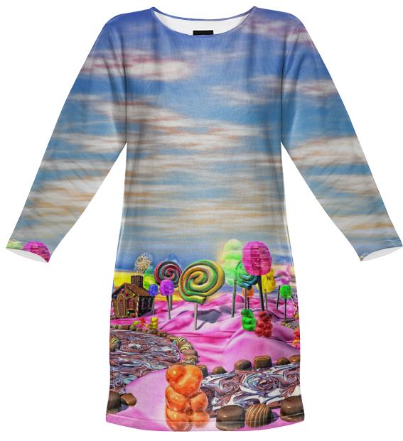 Pink Candyland Sweatshirt Dress