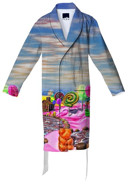 Pink Candyland Cotton Robe