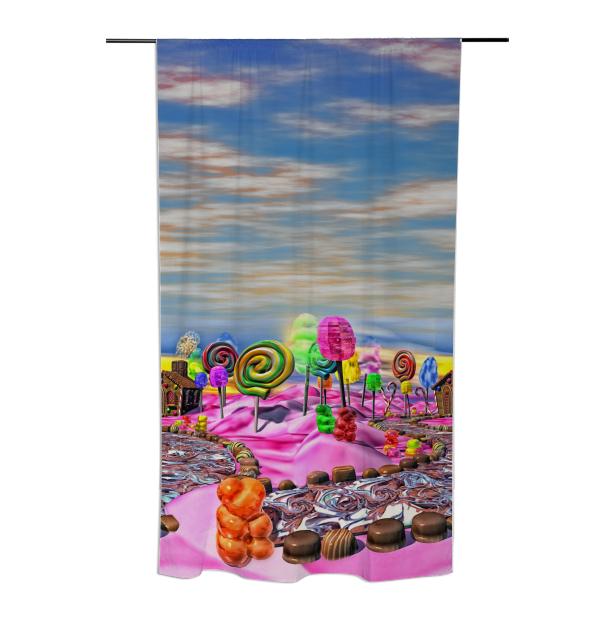 Pink Candyland Curtain