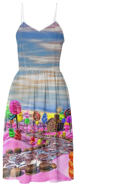 Pink Candyland Summer Dress
