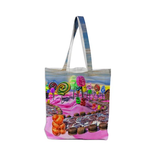 Pink Candyland Tote Bag