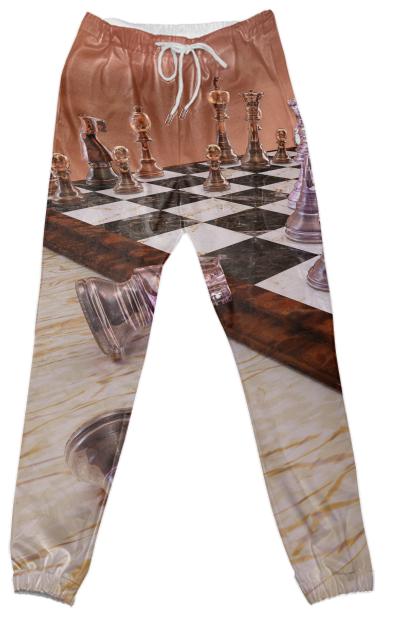 A Game of Chess Cotton Pants