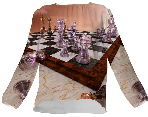 A Game of Chess Silk Top