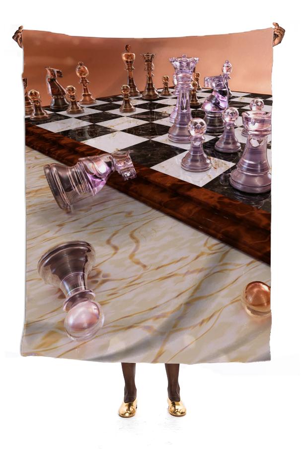 A Game of Chess Silk Scarf