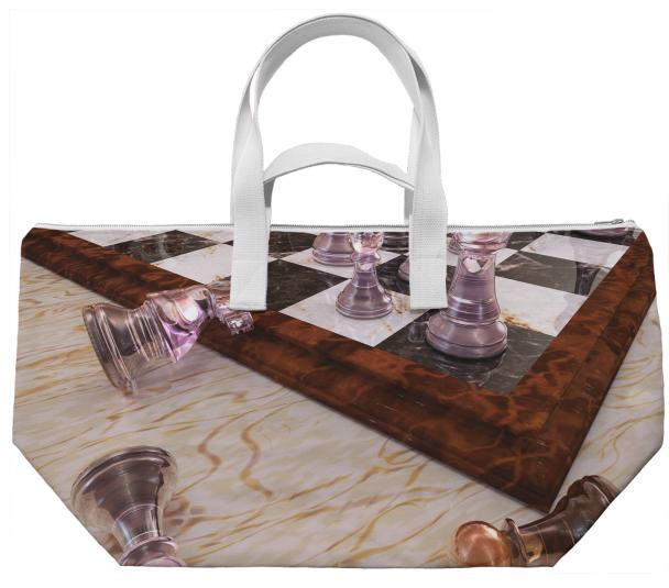 A Game of Chess change the size and the repeat will change Weekend Bag Weekend Bag