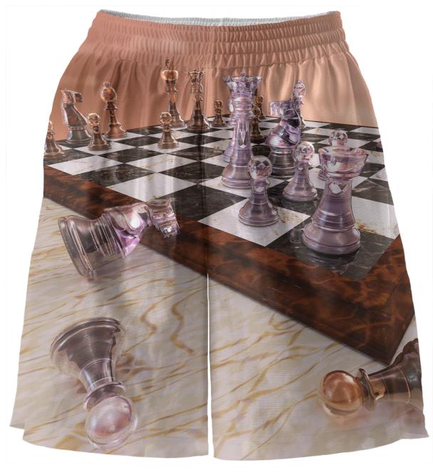 A Game of Chess Basketball Shorts