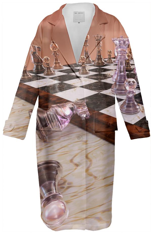 A Game of Chess Neoprene Trench