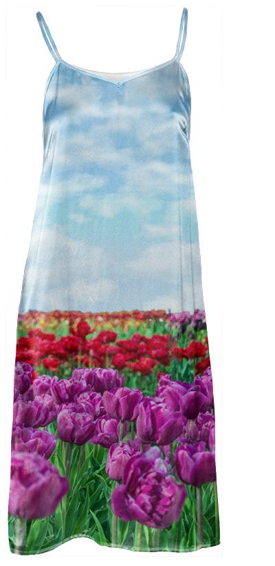 Tulip Field Slip Dress