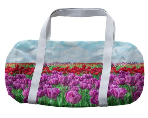 Tulip Field Duffle Bag