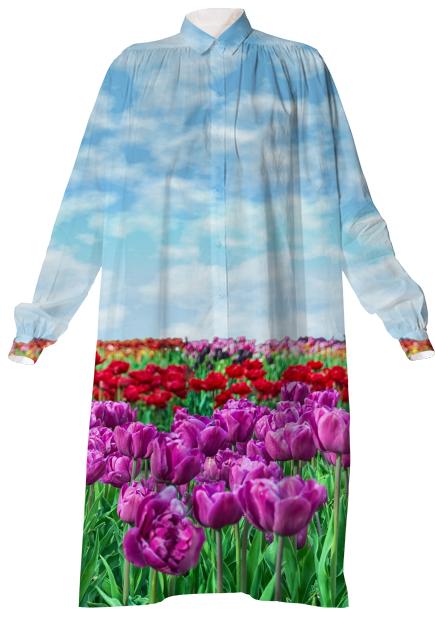 Tulip Field Shirtdress