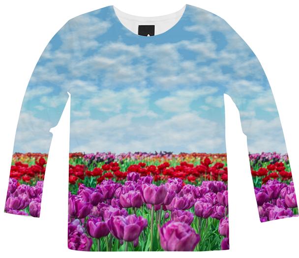 Tulip Field Long Sleeve Shirt