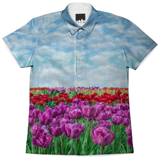 Tulip Field Short Sleeve Workshirt