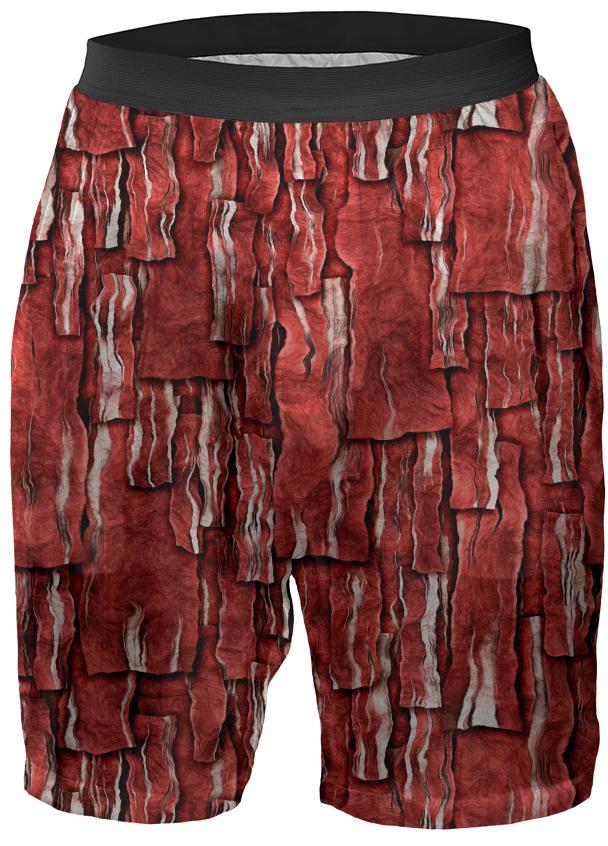 Got Meat Overlapping bacon pieces Boxer Shorts