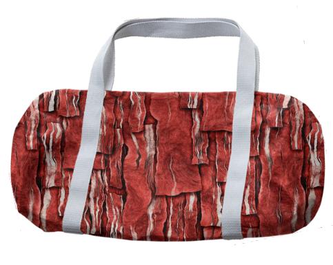 Got Meat Overlapping bacon pieces Duffle Bag