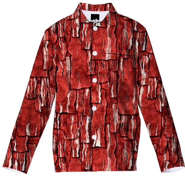 Got Meat Overlapping bacon pieces Pajama Top