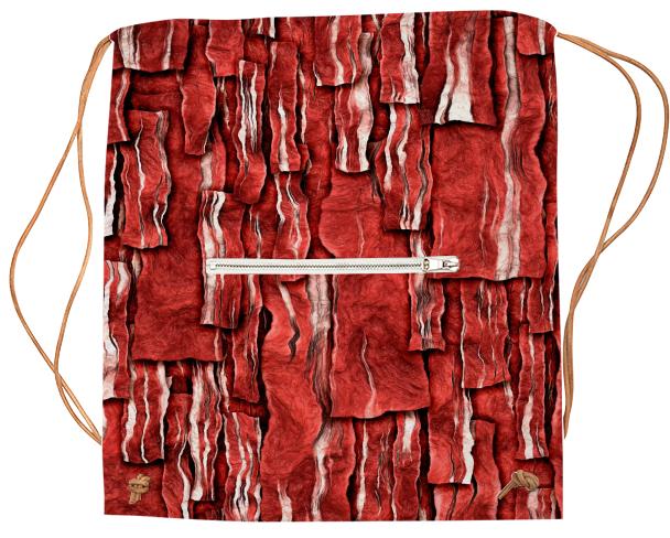 Got Meat Overlapping bacon pieces Sports Bag