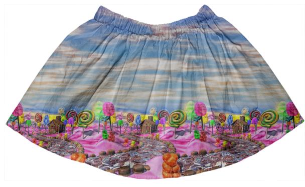 Pink Candyland Landscape Kid s Full Skirt Passcode 6VYUVHK8XD