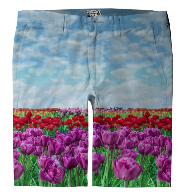 Tulip Field Trouser Shorts