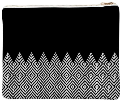 Zigzag Tribal pattern Neoprene Clutch