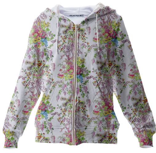 Marie Antoinette s Boudoir Zip Up Hoodie