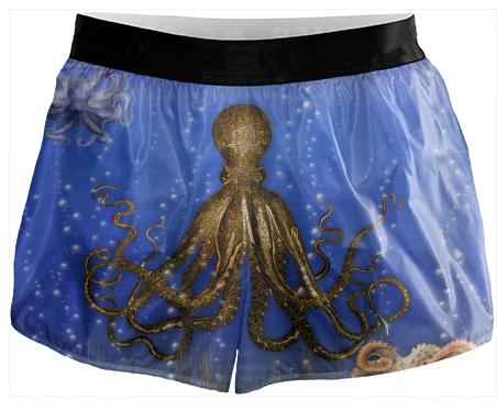 Octopus Lair colorful Running Shorts