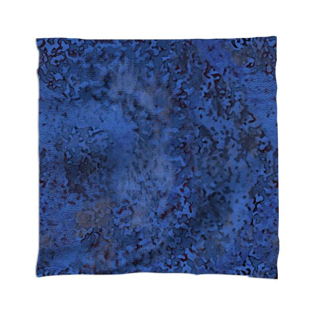 Blue Abstract Scarf