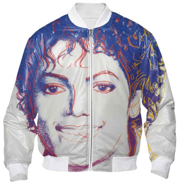 Andy Warhol Michael Jackson Pop Art bomber jacket