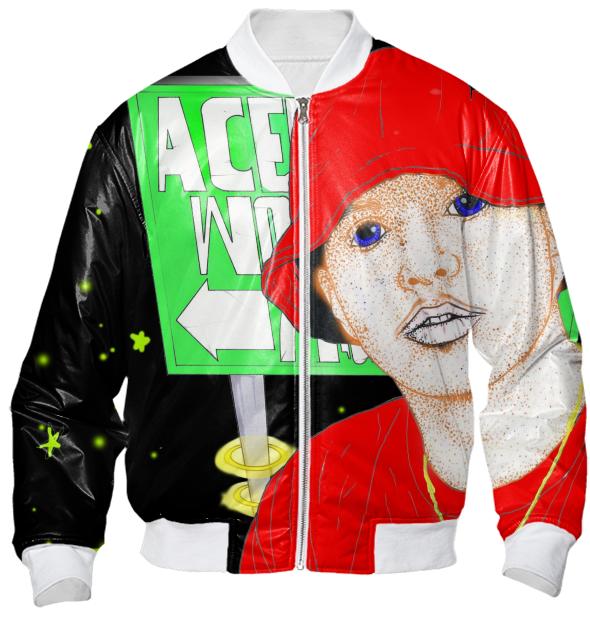 Ace Lover World Pop art Bomber jacket