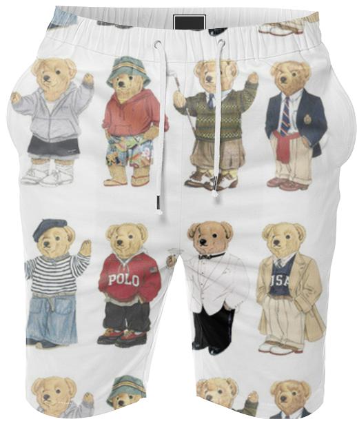 Polo Bear knit shorts