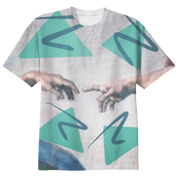 creation of geometry t shirt