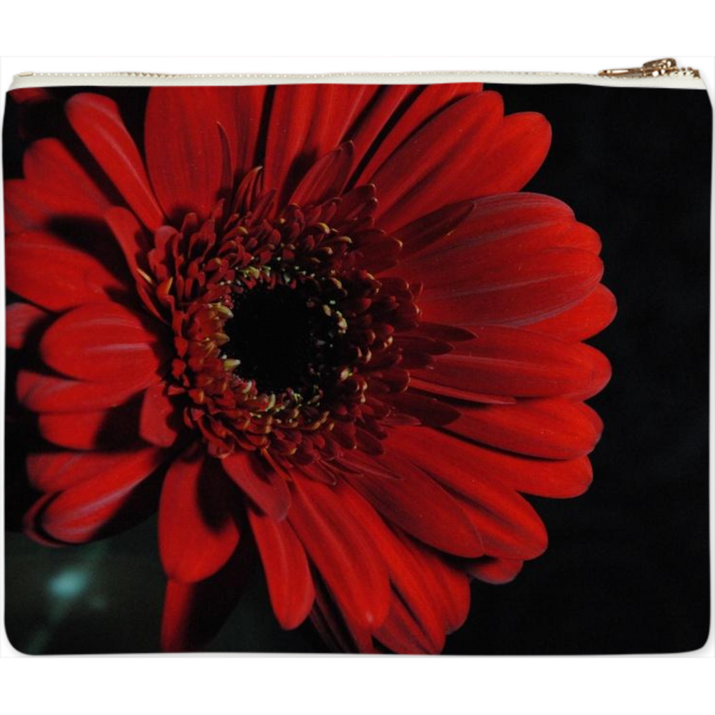 Red Daisy Clutch