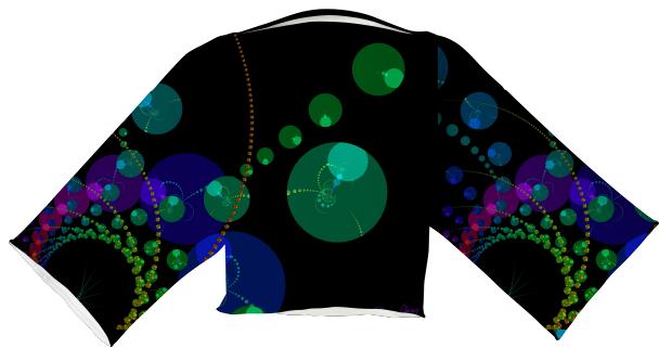 Dance of the Spheres II Cosmic Abstract Rainbow