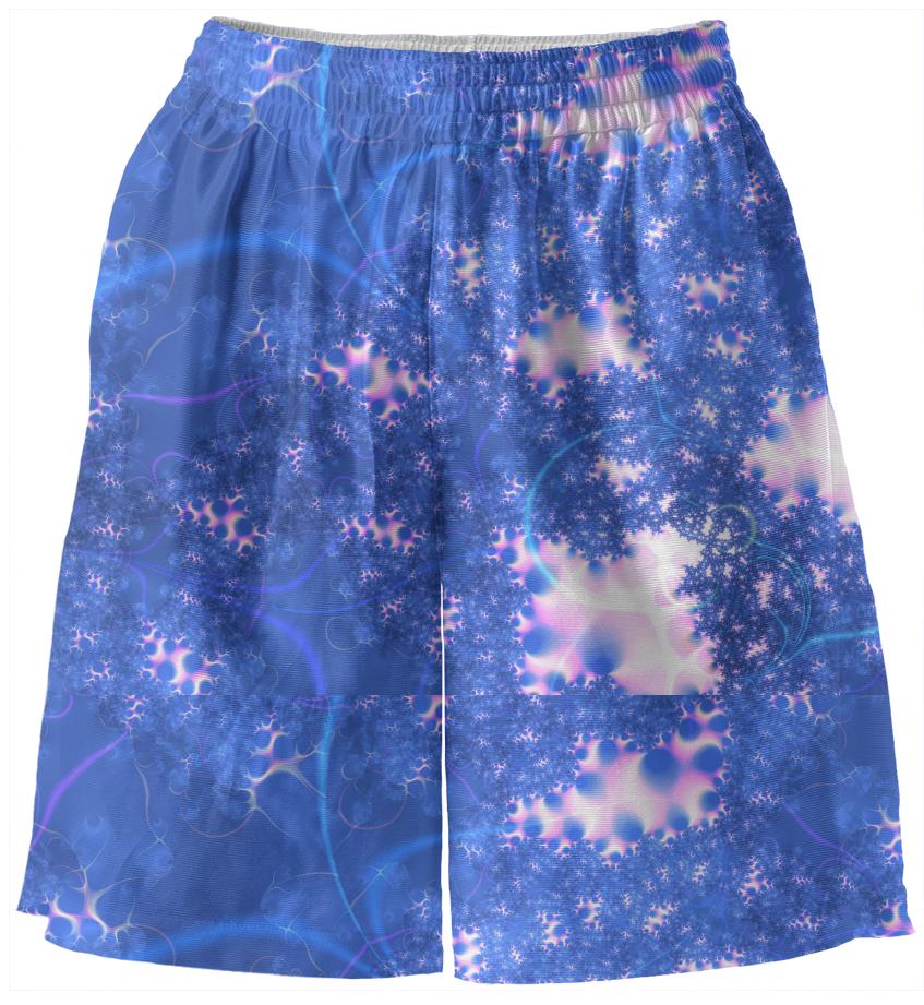 Blue Pink Delicate Abstract Cosmic Growth Osmosis