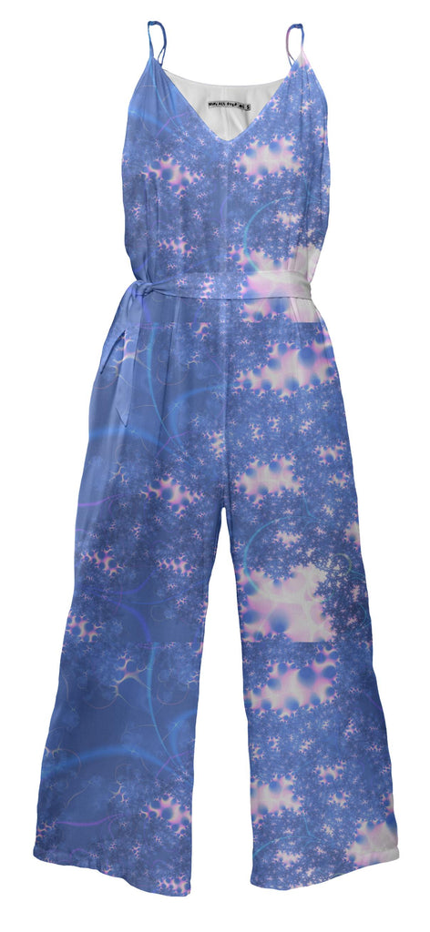 Blue Pink Delicate Abstract Cosmic Growth Osmosis