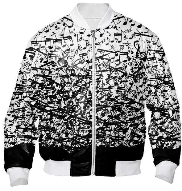 Raining Music Notes