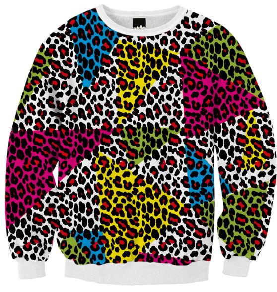 Abstract leopard print