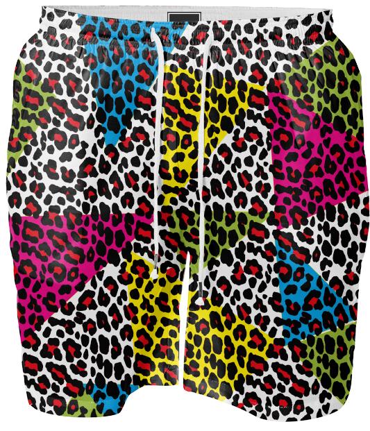 Abstract leopard print