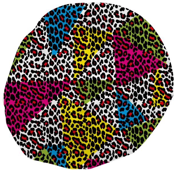 Abstract leopard print